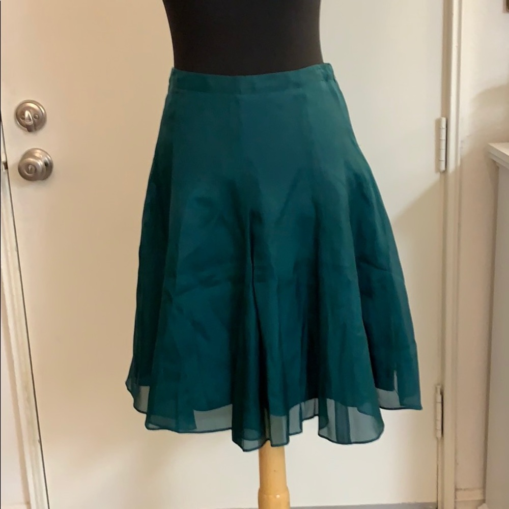 Banana Republic Silk A Line Skirt.